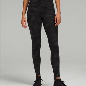 lululemon athletica Brier Rose Wunder Train High Rise Tight Athletic Leggings